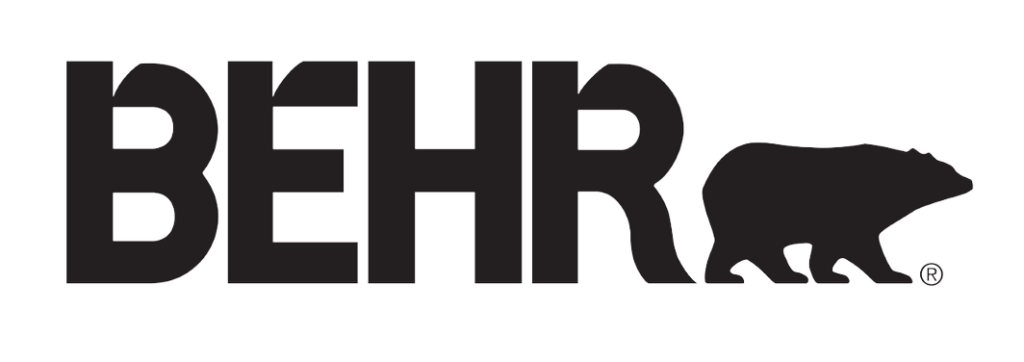Behr logo in black text, used on a cabinet hardware brands page